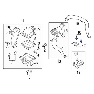 Ford OE - Running Board Nut