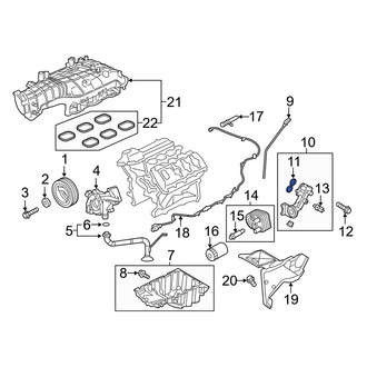 Ford OE - Engine Oil Filter Adapter Gasket