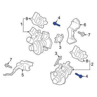 Ford OE - Turbocharger Mounting Bolt