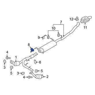 Ford OE - Exhaust System Hanger Bracket