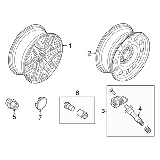 Ford OE - Wheels (24"), (Max Platinum / Platinum)
