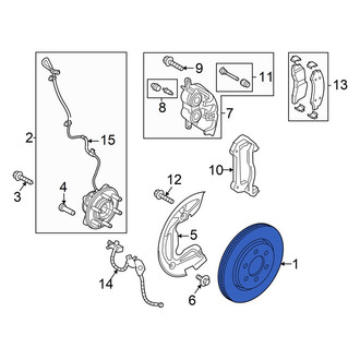 Ford OE - Front Disc Brake Rotor