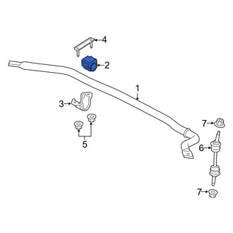 Ford OE - Front Suspension Stabilizer Bar Bushing