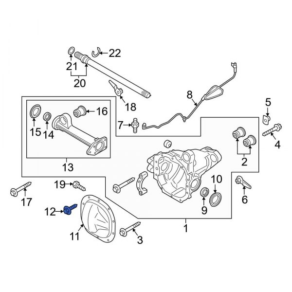 Differential Cover Bolt