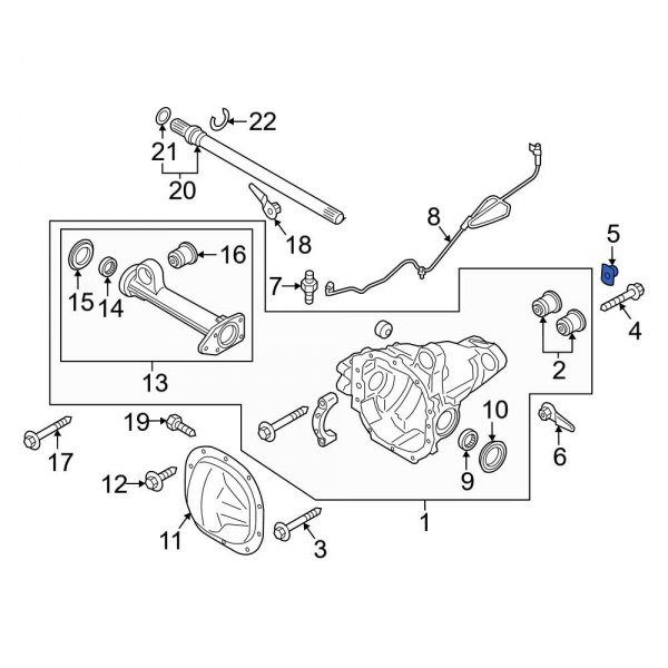 Differential Housing Nut