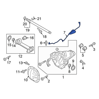 Ford OE - Front Differential Vent Hose