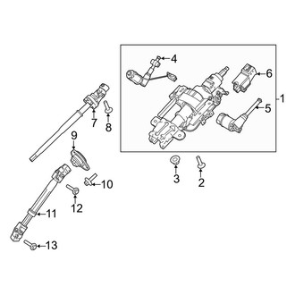 Ford OE - Steering Column Assembly (Power Tilt)