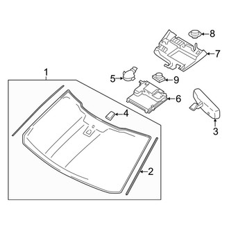 Ford OE - Windshield Glass