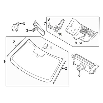 Ford OE - Windshield Glass