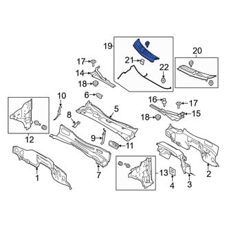 Ford OE - Front Cowl Cover