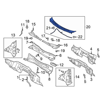 Ford OE - Front Cowl Cover