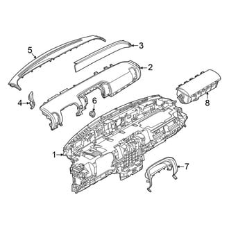 Ford OE - Instrument Panel Components (Panel & Upper Trim)
