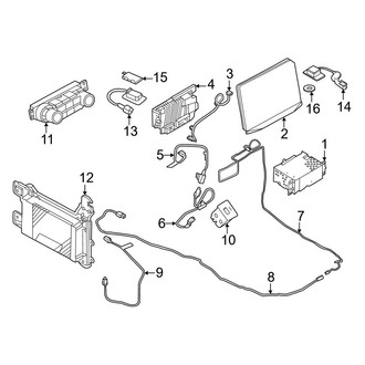 Ford OE - Instrument Panel - Sound System (12" Display, Receivers & Controls)