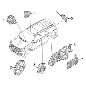 Ford OE - Instrument Panel - Sound System (10 Speaker Audio Speakers), (Max Platinum / Platinum / Tremor)