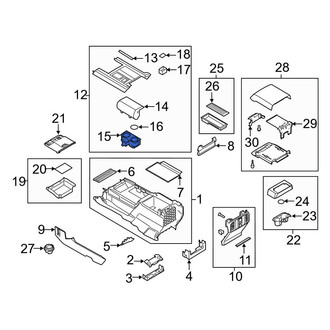 Ford OE - Front Console Cup Holder