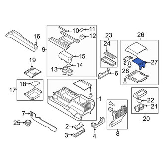 Car & Truck Center Consoles, Overhead Consoles, Armrests, Parts — CARiD
