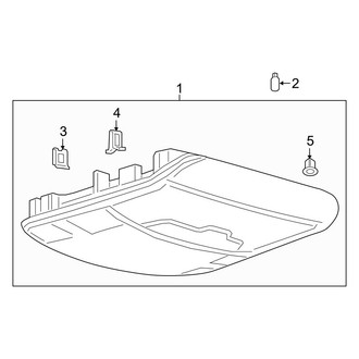 Ford OE - Overhead Console (Full Console)