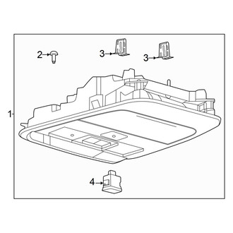 Ford OE - Overhead Console (Full Console)