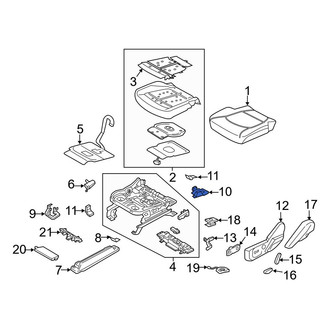 Ford OE - Seat Track Cover