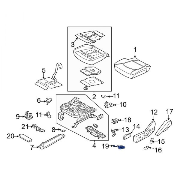 Temperature Controlled Seat Blower Motor