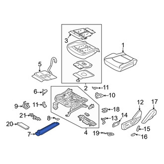 Ford OE - Seat Track Cover