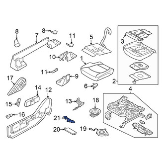 Ford OE - Left Seat Heater Control Module Bracket