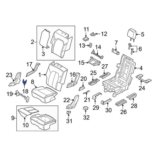 Seat Hinge Cover