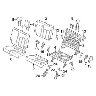 Ford OE - Seats & Tracks - Third Row Seats (Driver Side)