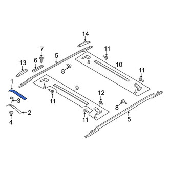 Ford OE - Left Roof Molding