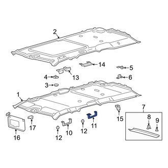 Ford OE - Rear Right Interior Grab Bar