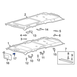 Ford OE - Right Sun Visor Holder