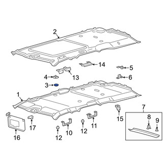 Ford OE - Headliner Clip
