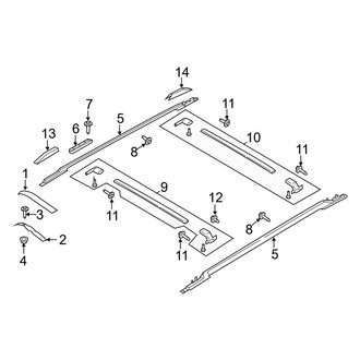 Ford OE - Roof - Exterior Trim