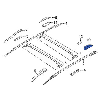 Ford OE - Rear Left Roof Rack Cover