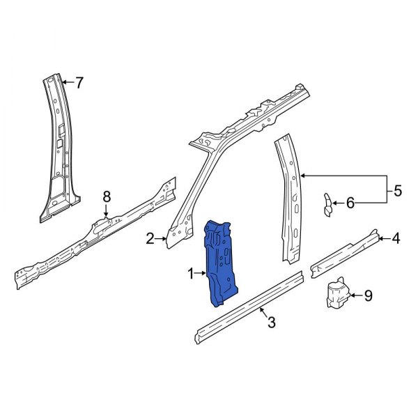 Body A-Pillar Reinforcement