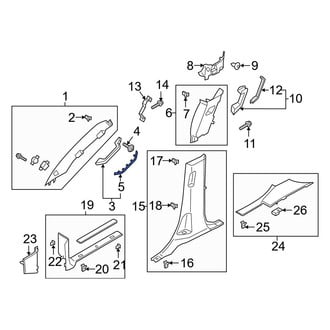 Ford OE - Headliner Cap