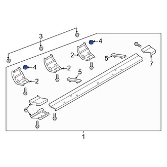 Ford OE - Running Board Nut