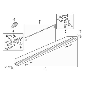 Ford OE - Pillars, Rocker & Floor - Running Board (Power Deployable)
