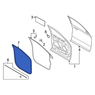 Ford OE - Front Left Inner Door Seal