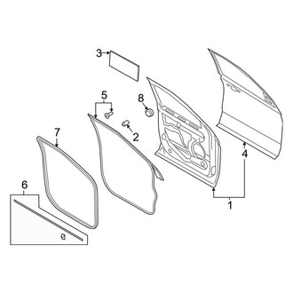 Ford OE - Front Door - Door & Components