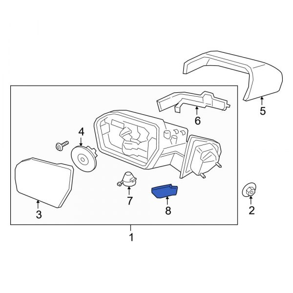 Door Mirror Trim Ring