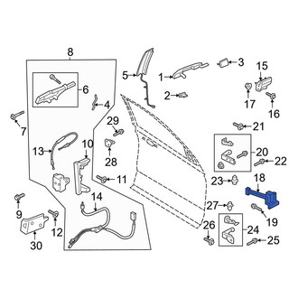Ford OE - Front Door Check