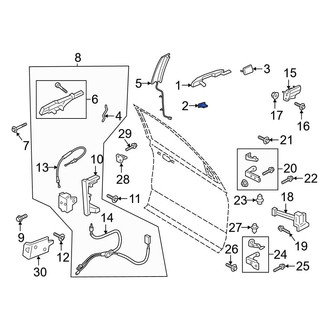 Ford OE - Front Left Door Lock Cylinder