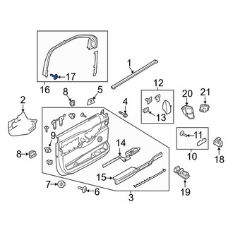 Ford OE - Door Window Molding Bolt