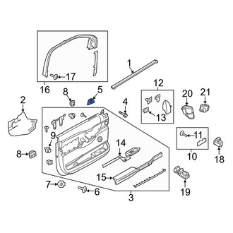 Ford OE - Door Interior Trim Panel Nut