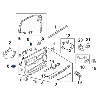 Ford OE - Door Interior Trim Panel Grommet