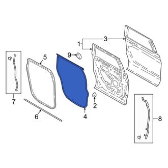 Ford OE - Rear Right Forward Door Seal