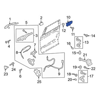 Ford OE - Front Inner Interior Door Handle