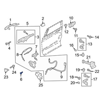 Ford OE - Outer Exterior Door Handle Bolt