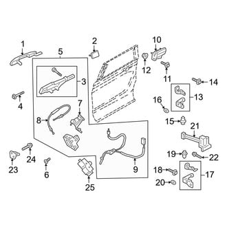 Ford OE - Rear Door - Lock & Hardware